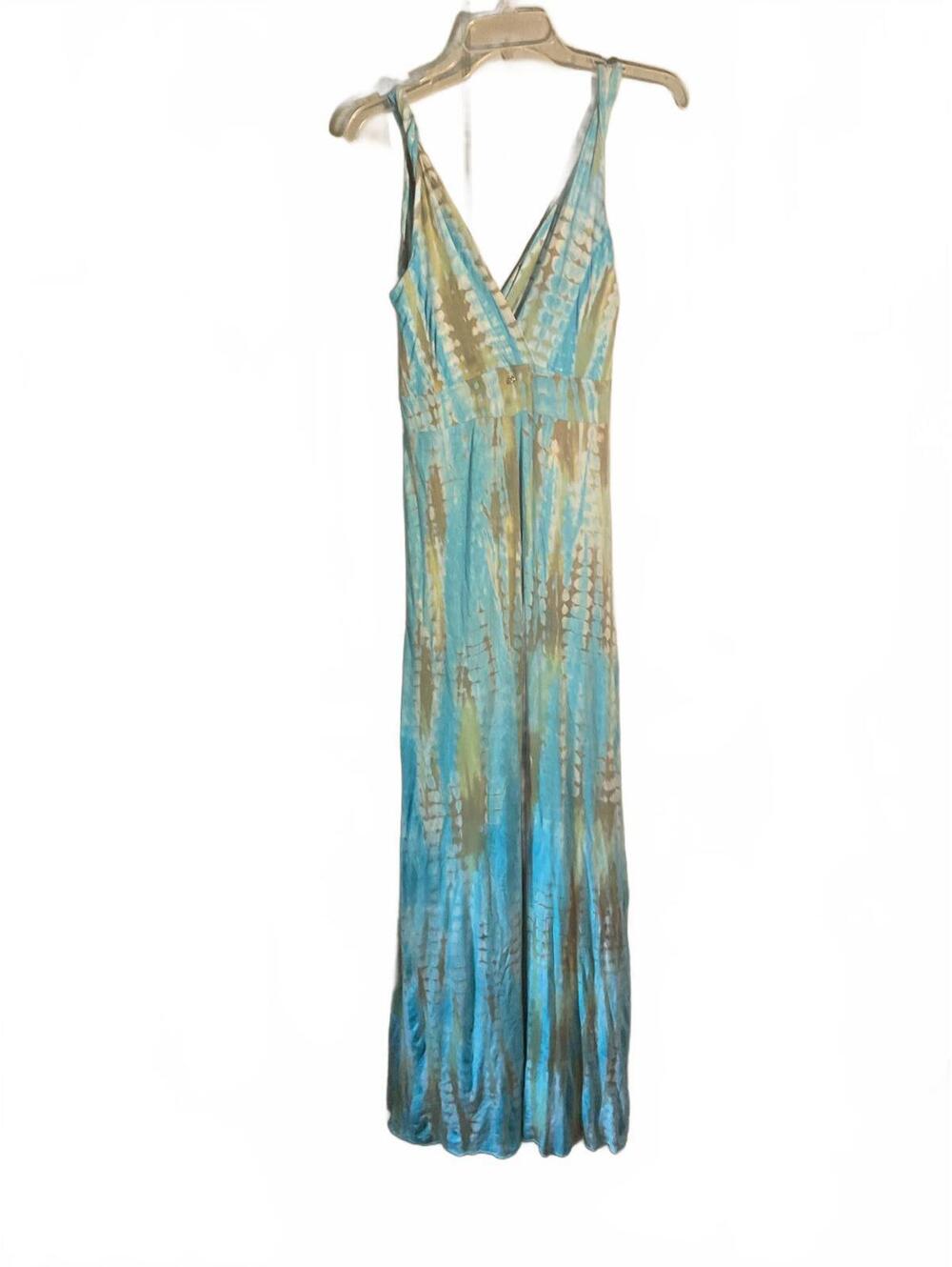 Pineapples Boutique Elegant Tie-Dye Maxi Dress - Perfect for Summer Medium - Picture 2 of 11